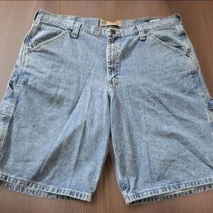 Lee Men's Denim Jean Shorts in Light Blue